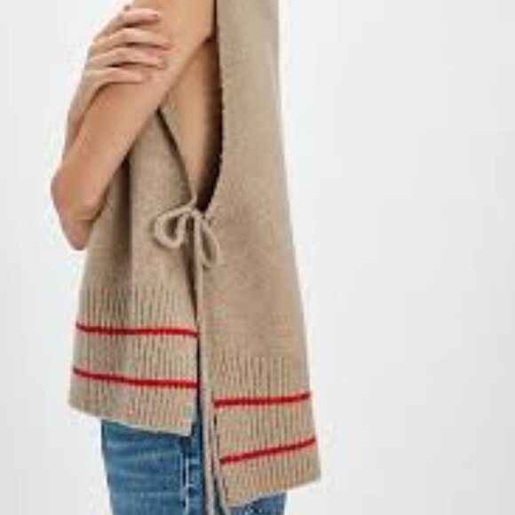 Free People All Star Stripe Poncho NWT * - Picture 3 of 8
